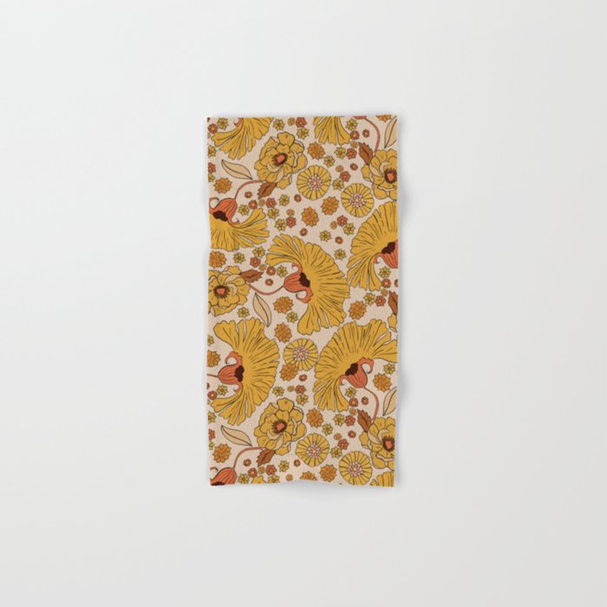 Hot Sale 70s Floral Pattern Bath Towel