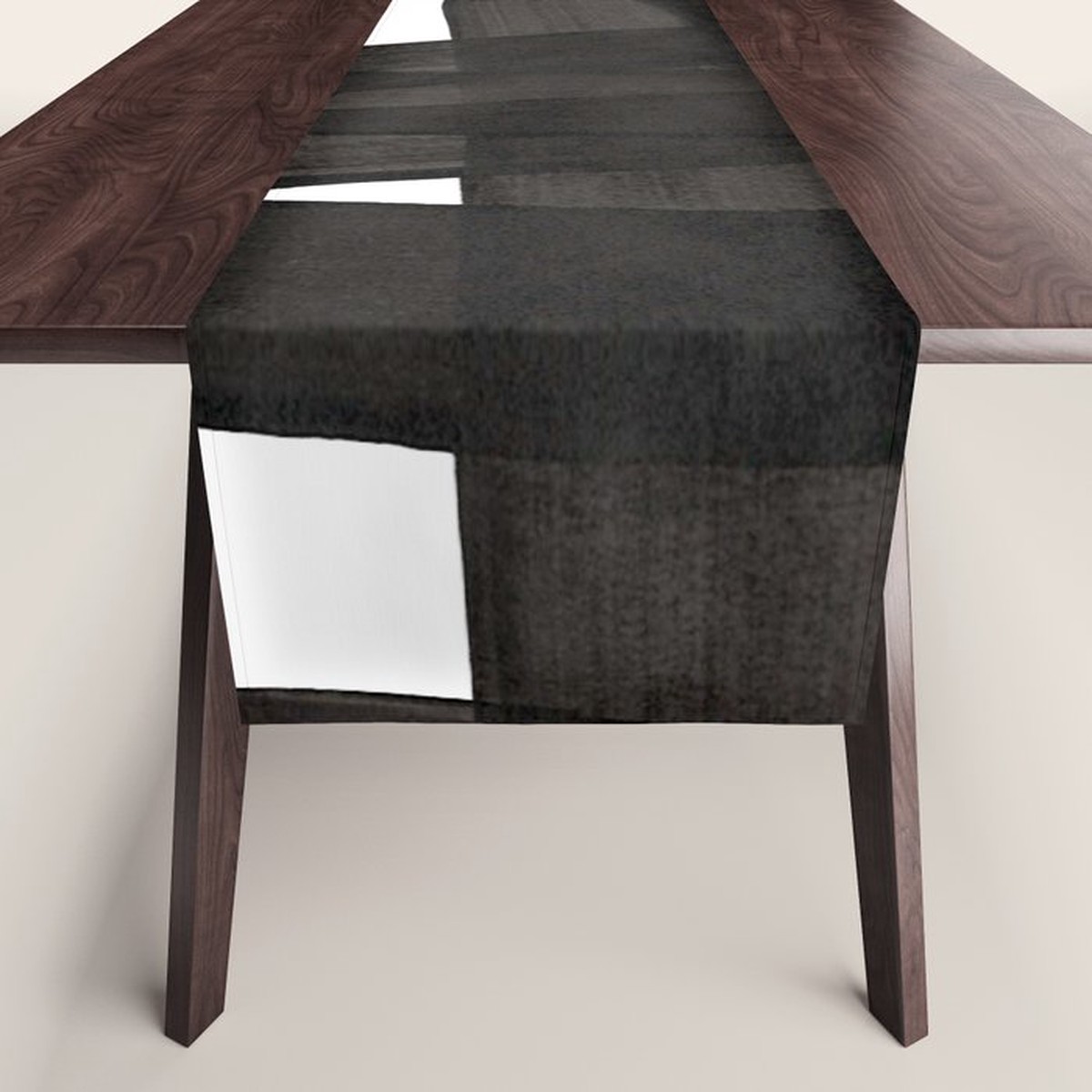 'Boulder' Mid Century Modern Fun Abstract Shapes Table Runner