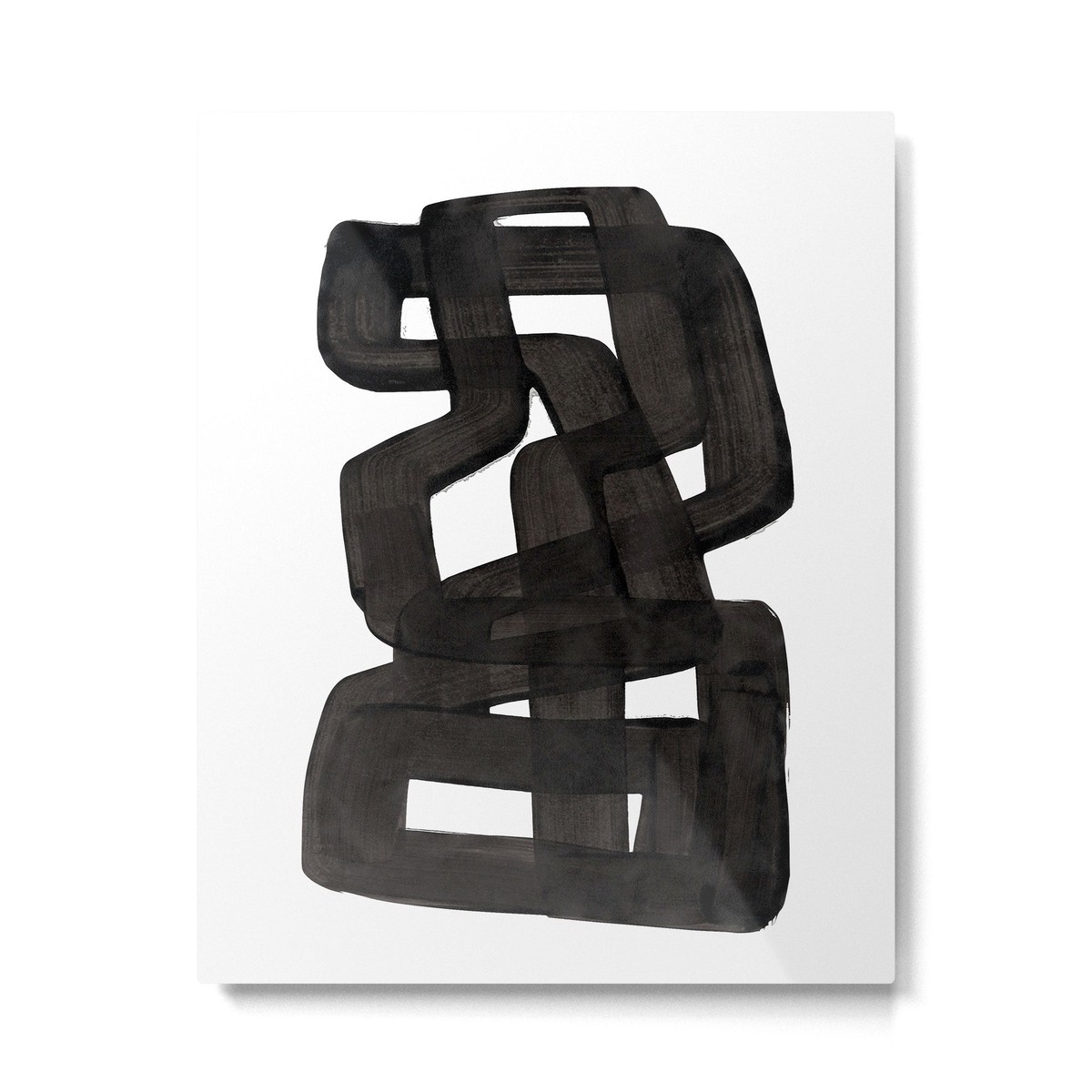 'Boulder' Mid Century Modern Fun Abstract Shapes Metal Print