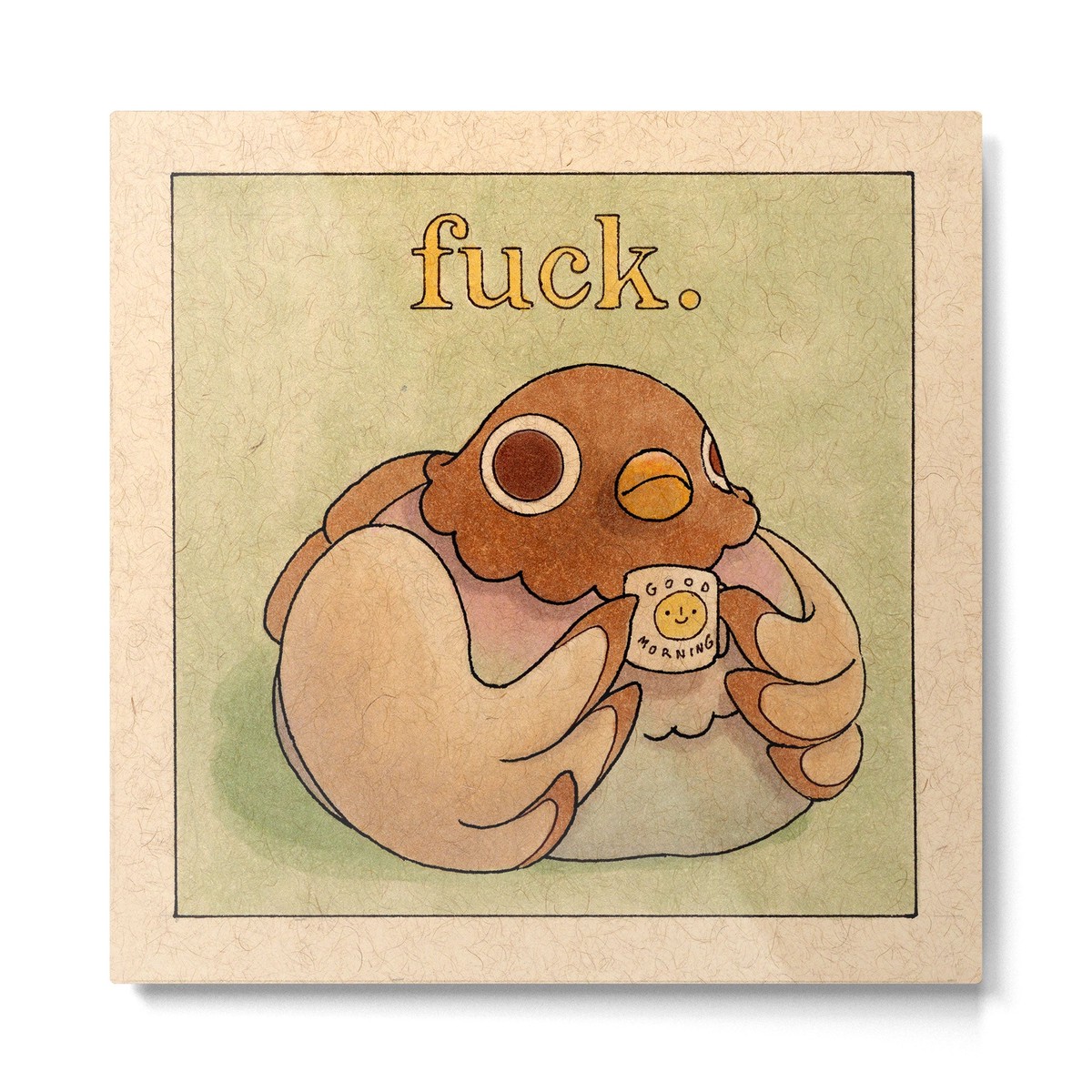 'Fuck' Pigeon 06 Metal Print