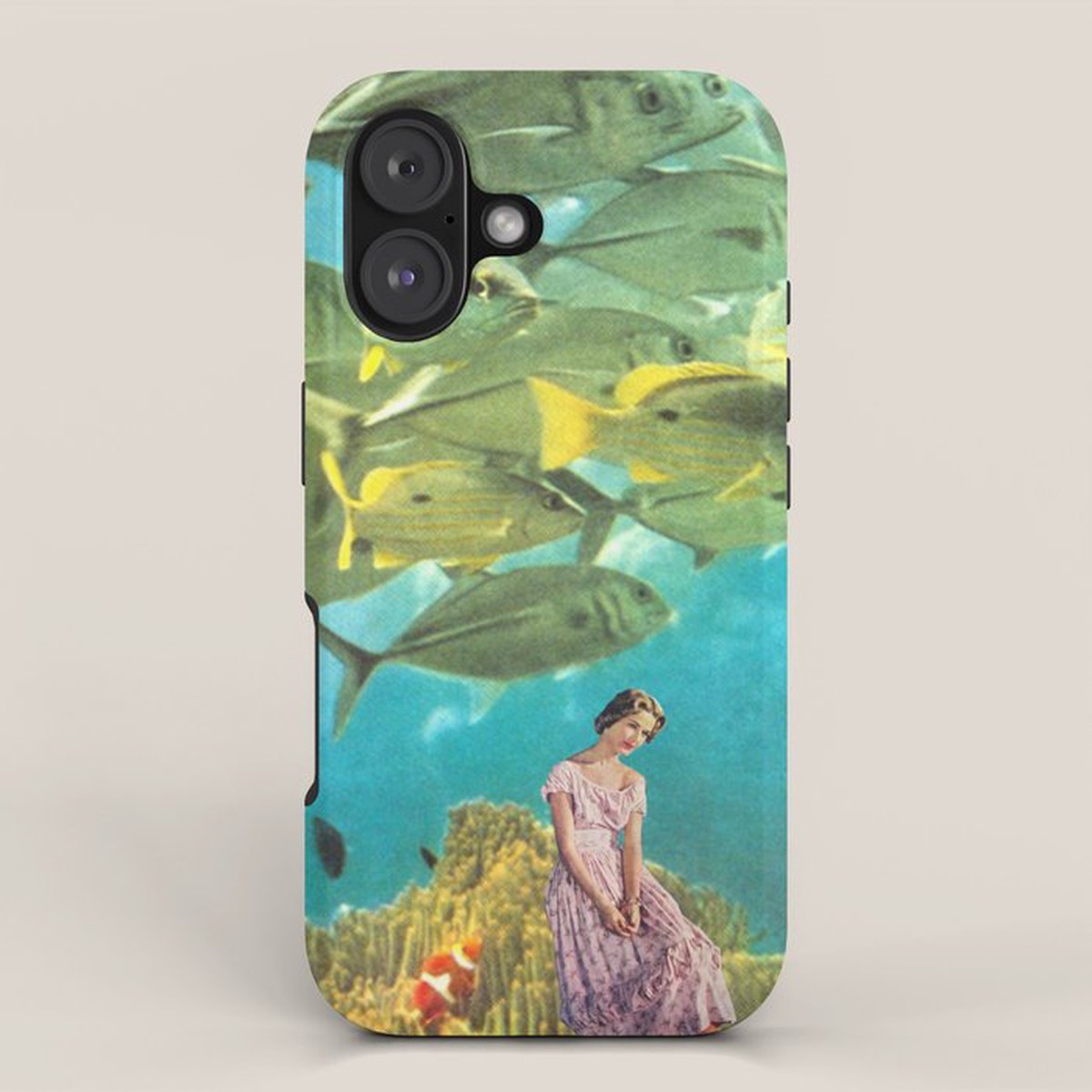 'It's Lonely Down Here' // Under the Sea iPhone Case