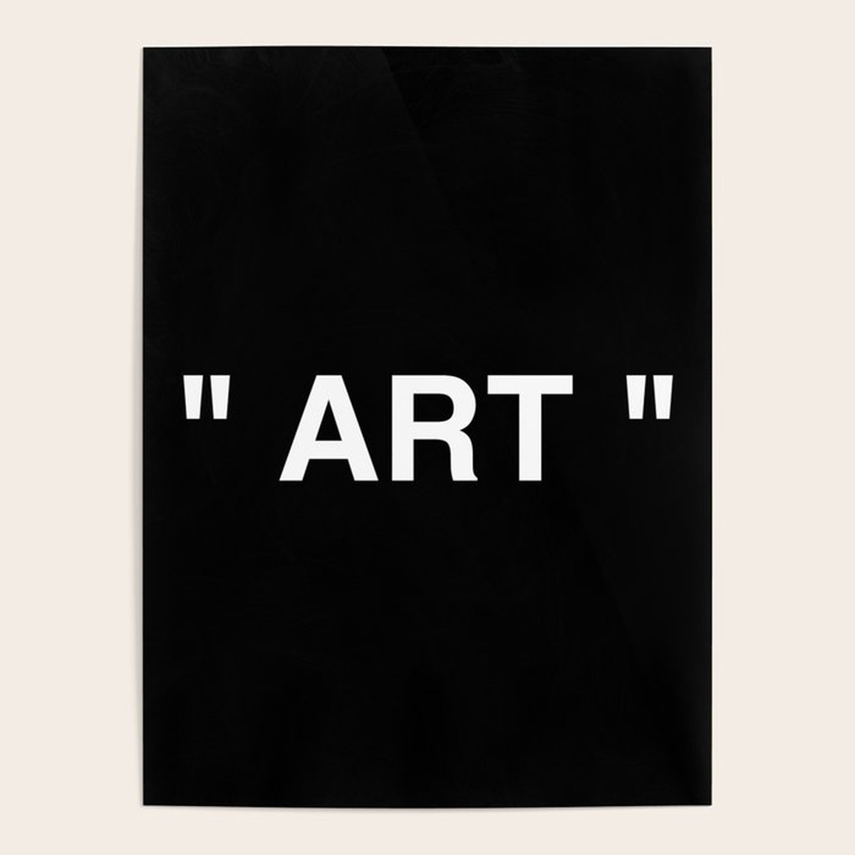 " Art " (Negative) Poster