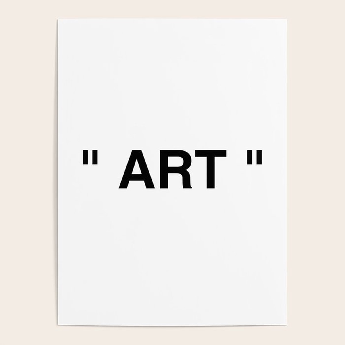 " Art " Poster