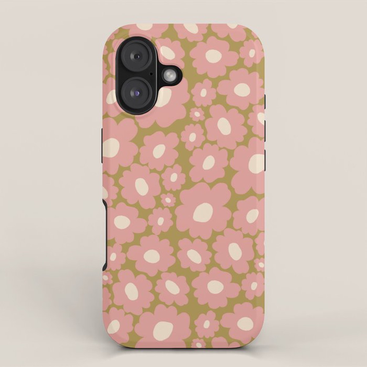 New Arrival 70s Retro Floral iPhone Case
