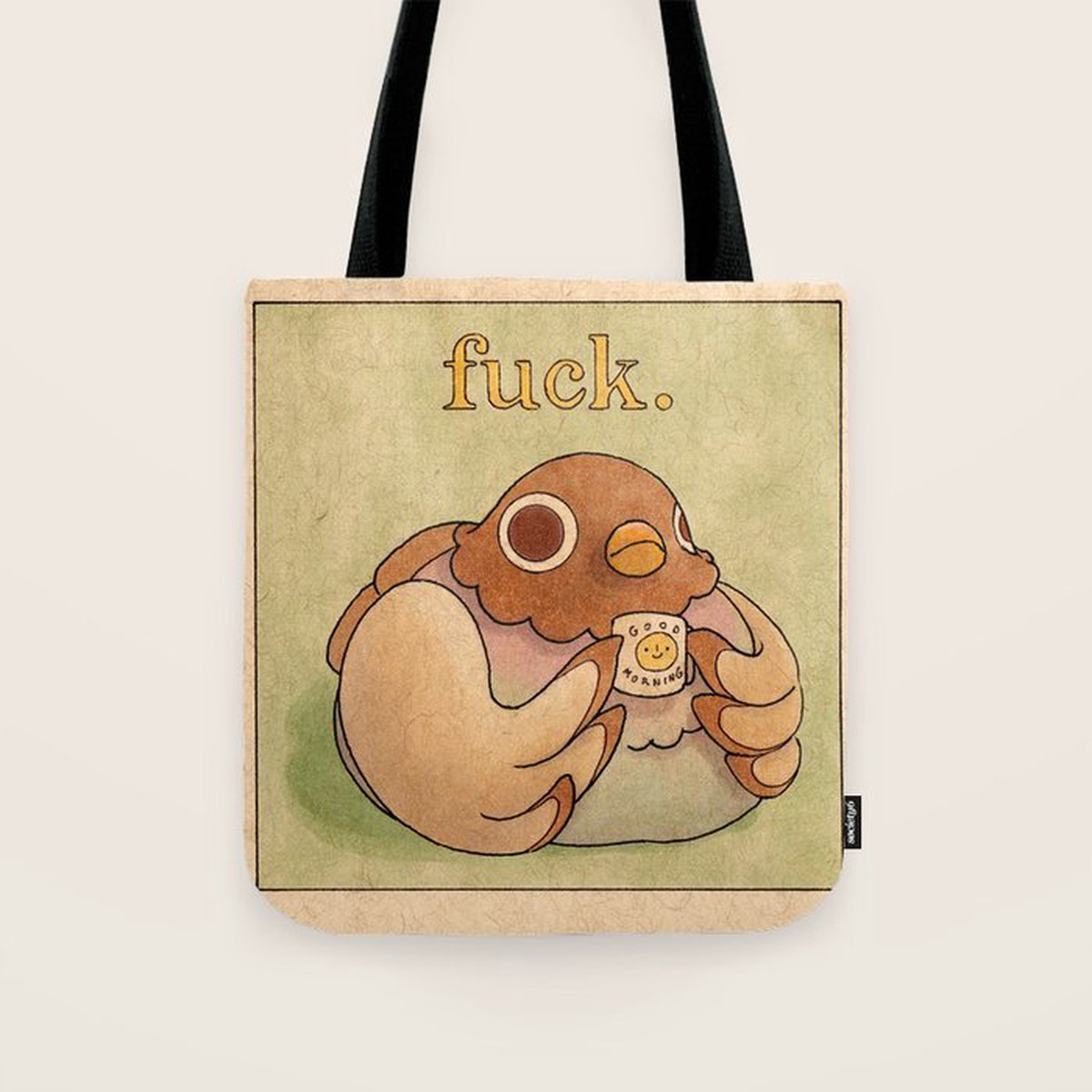 'Fuck' Pigeon 06 Tote Bag