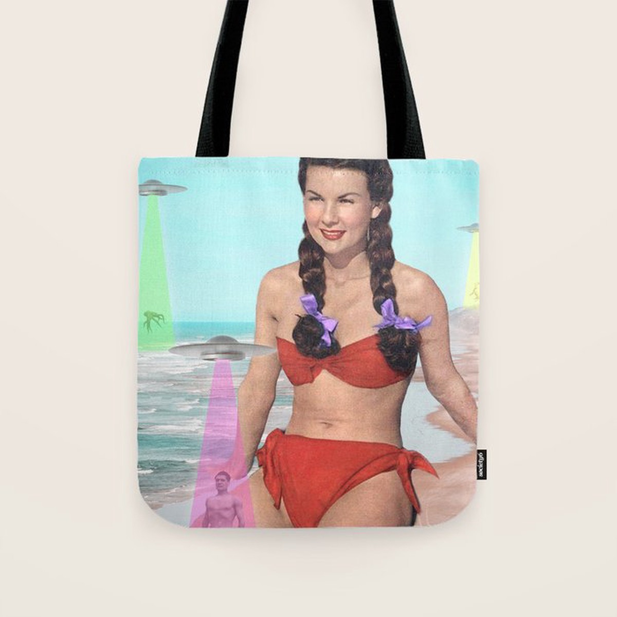 Abductions on the Beach Tote Bag