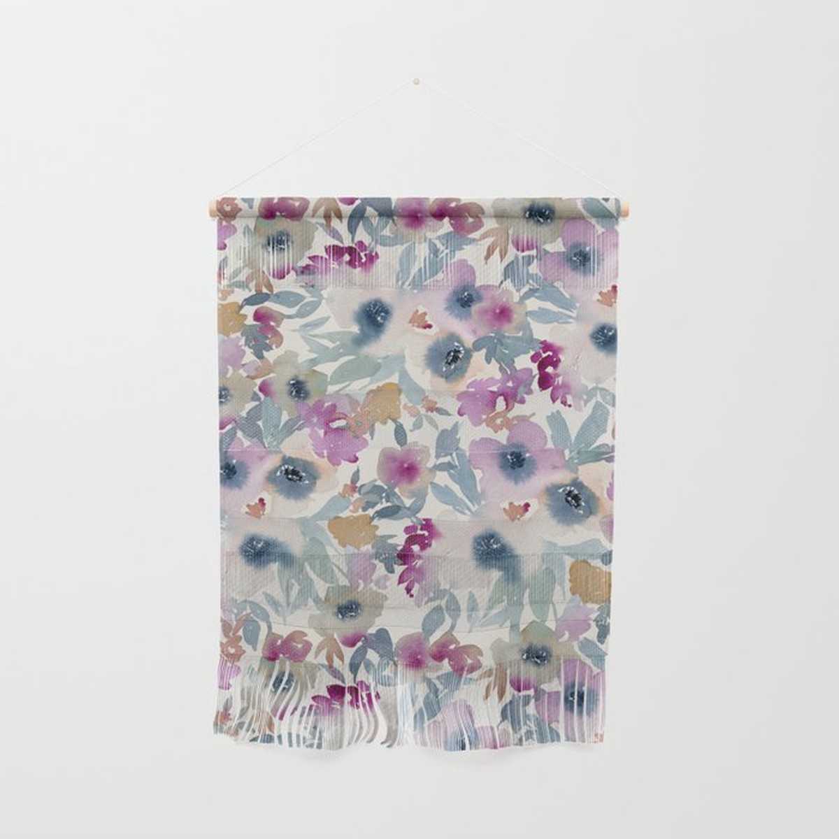 Abby Watercolor Florals Wall Hanging