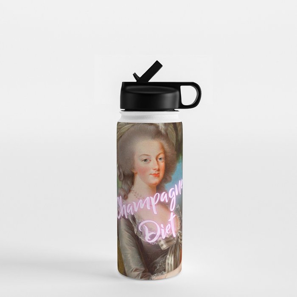'Champagne Diet' Marie Antoinette Water Bottle